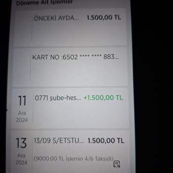 Ziraat Bankası Kredi Kartı Taksit Sorunu
