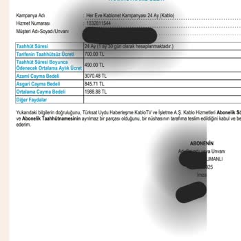 Kablo Net Kurulum Sorunu Ve Müşteri Hizmetleri Hayal Kırıklığı