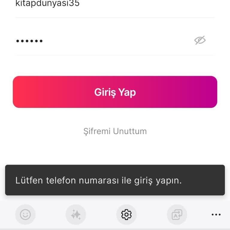 Gardrops Uygulamasında Giriş Sorunu: Telefon Numarası Kabul Edilmiyor