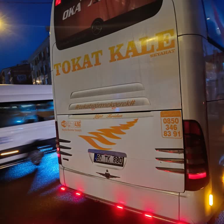 Tokat Kale Otobüsünde Şoförlerin Saygısız Davranışları
