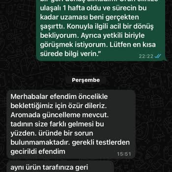 Tadı Ve Kıvamı Bozuk Ürün İçin İade Mücadelesi
