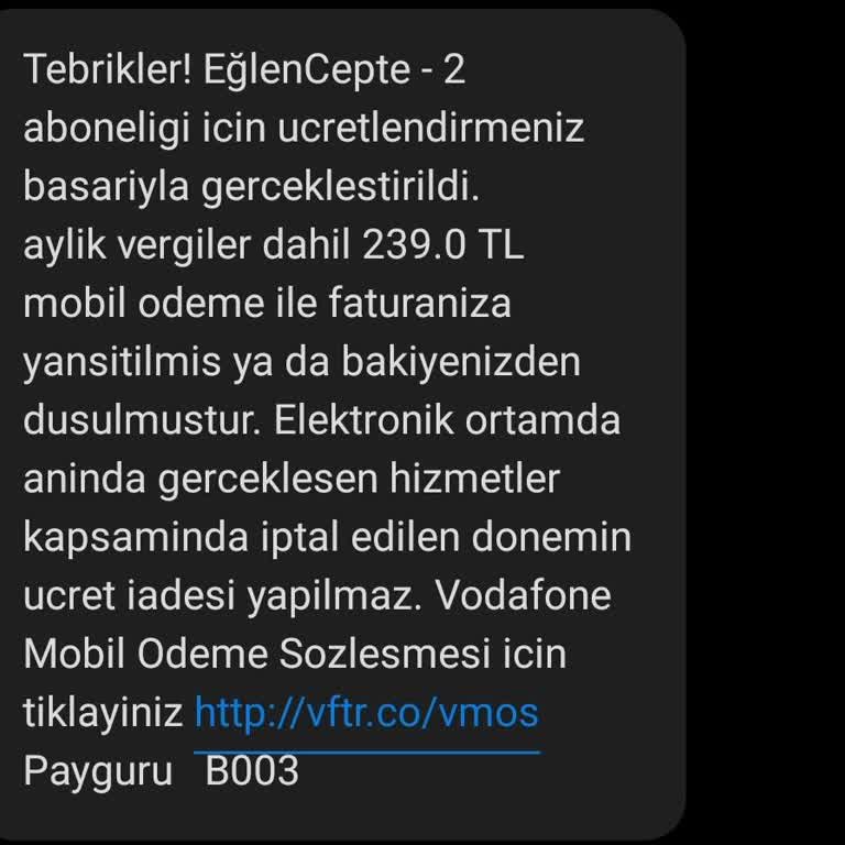 Habersiz Abonelik Ve Ücret İadesi Talebi