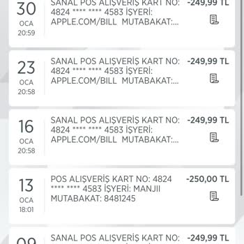 Apple İzinsiz Para Çekimleri Ve Yetersiz Müşteri Hizmeti!