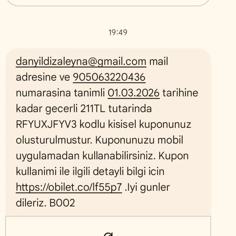 Yanlışlıkla Kupona Çevrilen Biletin Mağduriyeti