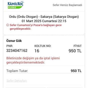 Bagaj Ücreti Sürprizi