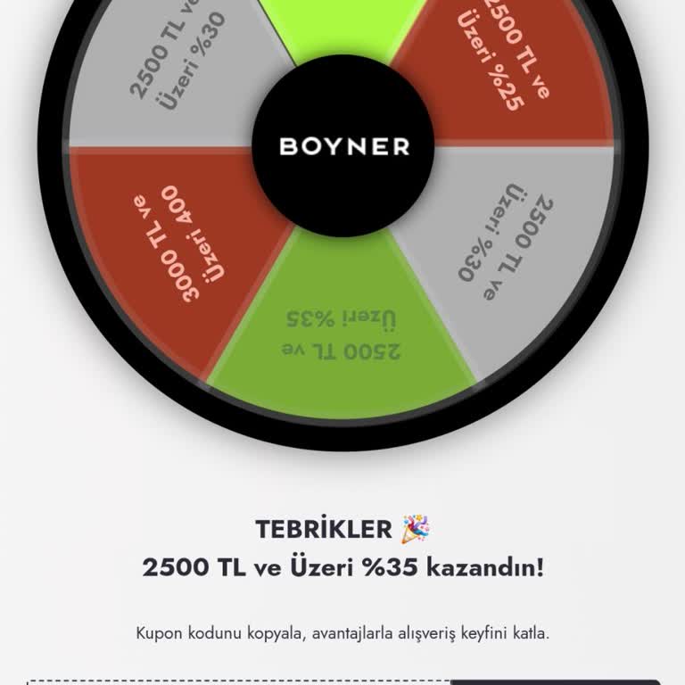 Boyner İndirim Kodları Kullanılamıyor