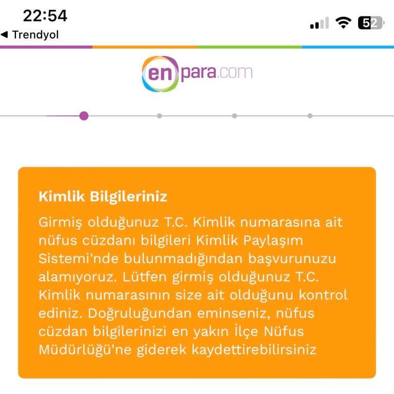 Kimlik Paylaşım Sisteminde Karşılaşılan Hata