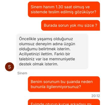 Kaybolan Sipariş Ve İletişim Sorunları