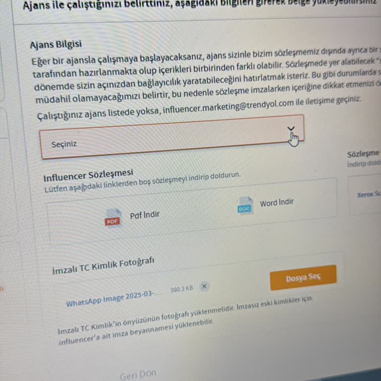 Trendyol Başvuru Sürecinde Tıkanıklık Ve İletişim Sorunu