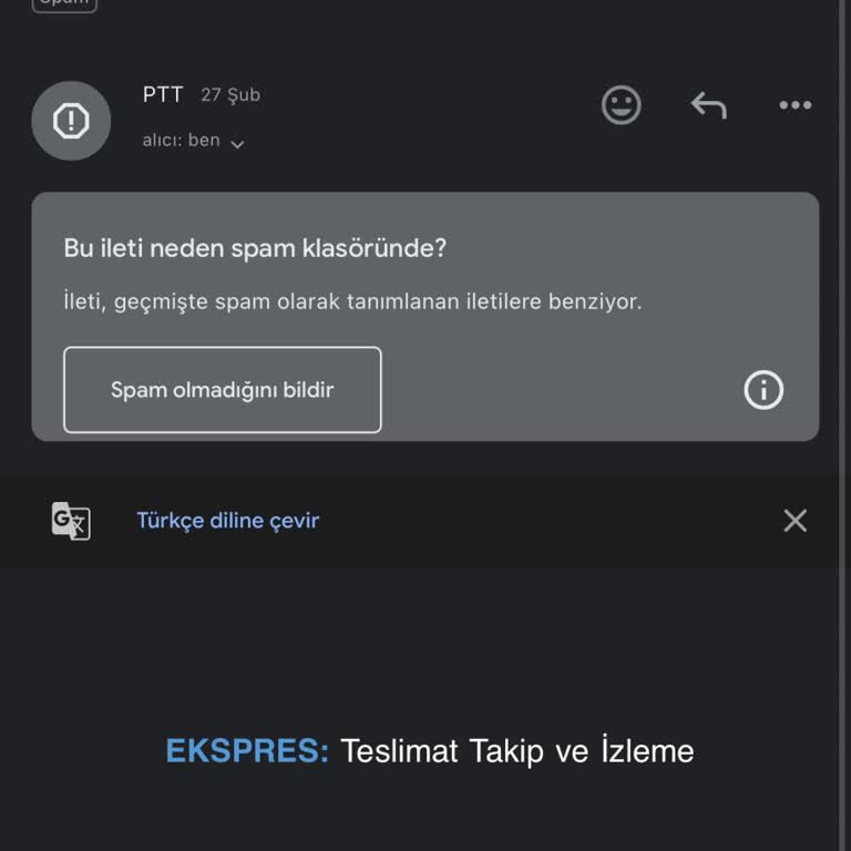 Yetkisiz Gönderi Bildirimleri Ve Spam Mailler