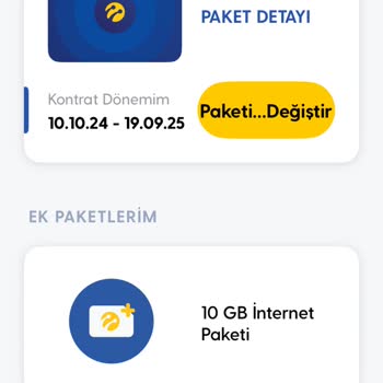 Turkcell Ek Paket İptal Sorunu