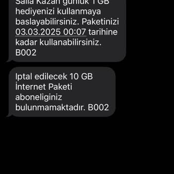 Turkcell Ek Paket İptal Sorunu