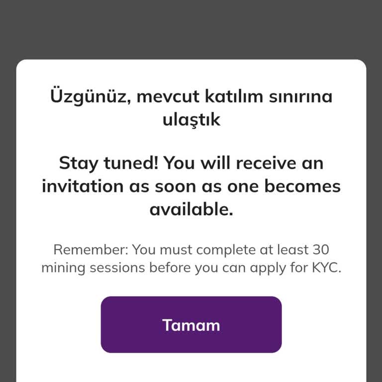 Pi Network Kyc Doğrulama Sorunu: Sürekli Aynı Hata Mesajı!