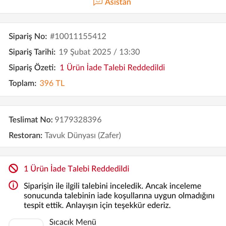 Tavuk Dünyası'nda Çorba Krizi: Siparişler Eksik, İade Yok