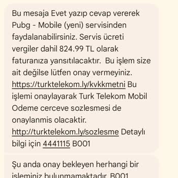 Yetkisiz PUBG Mobil Ödemeleri Ve İade Talebi