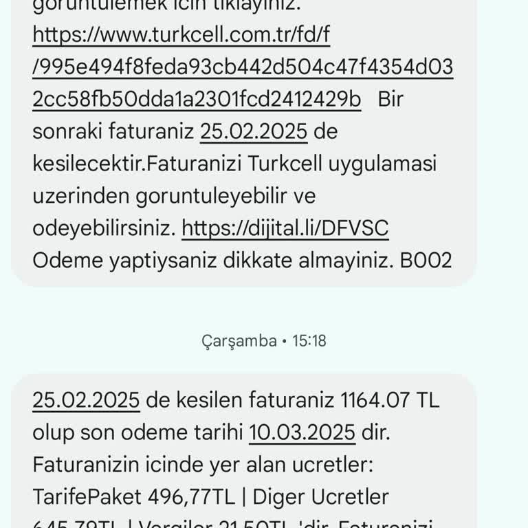 Turkcell Haksız Fatura Şoku ve Taahhüt Sorunu