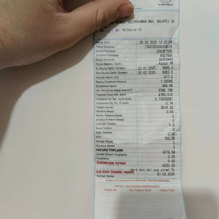 Fatura Artışıyla Gelen Şok