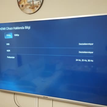 Onvo Televizyonumda HDR Sorunu: 4K Keyfi Yarım Kaldı
