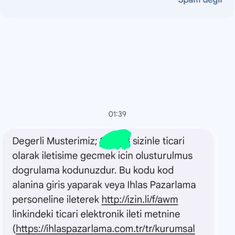 İstenmeyen Onay Mesajıyla Kişisel Veri İhlali