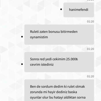 Çevrim Şartlarıyla Mağduriyet