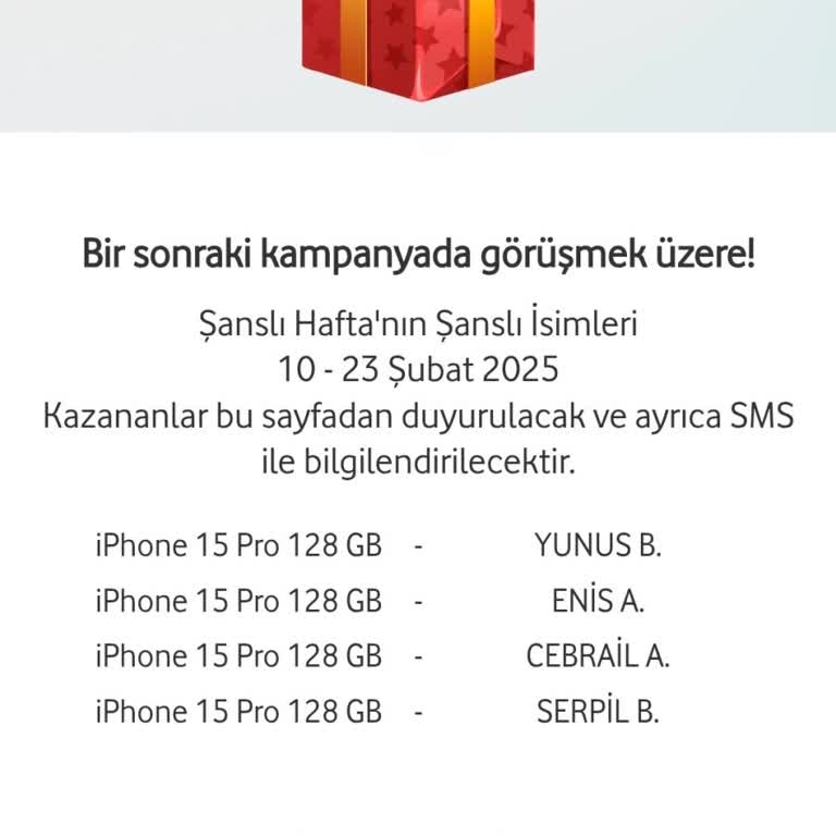 Vodafone Çekilişlerinde Şeffaflık Sorunu Ve Bilgi Eksikliği