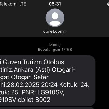 Obilet Ve Ağrı Güven Turizm'den Yanlış Saat Bilgilendirmesi Ve Yetersiz İade