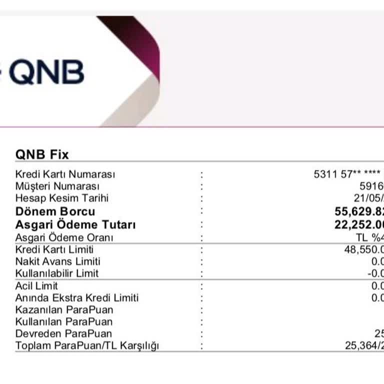 QNB Finansbank'tan Haksız Kart Borcu Tahsilatı