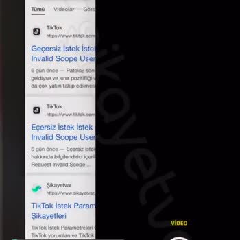 TikTok'a Giriş Yapmak İstediğimde Böyle Bir Şeyle Karşılaşıyorum!