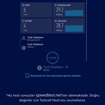 Türk Telekom İnternet Hızında Büyük Hayal Kırıklığı