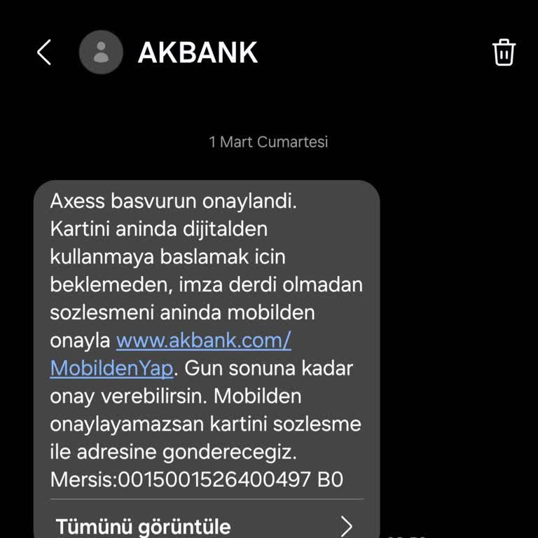 Kredi Kartı Onayı Aldım Ama Kart Ortada Yok