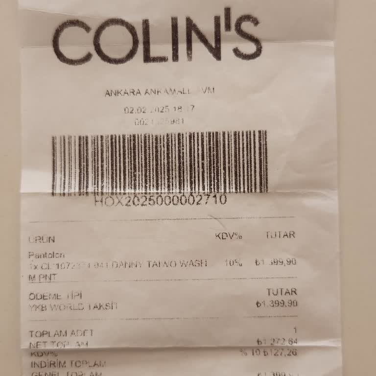Colin's İade Sürecinde Sorumsuzluk