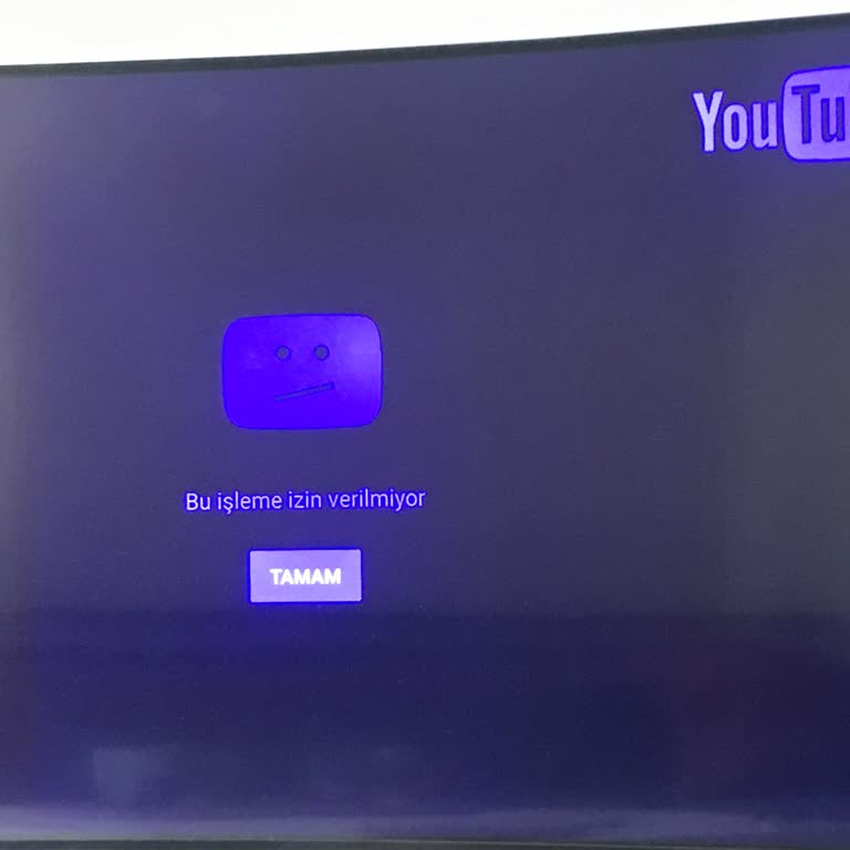 Philips Ambilight TV'de Youtube Erişim Sorunu