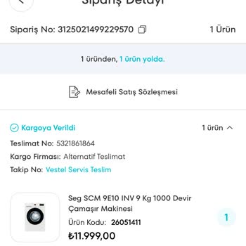 A101'den Alınan Çamaşır Makinesi Teslim Edilmedi, Müşteri Hizmetlerine Ulaşılamıyor