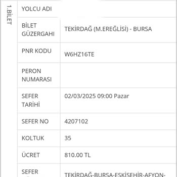 Pamukkale Otobüs Seferi Ve İade Sorunu