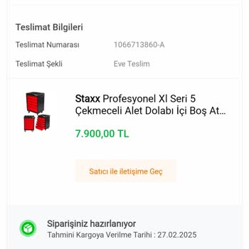Koçtaş'tan Sipariş Edilen Ürün Gönderilmedi