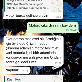 Bambi Motor'da Sorumsuz Hizmet Ve İletişimsizlik