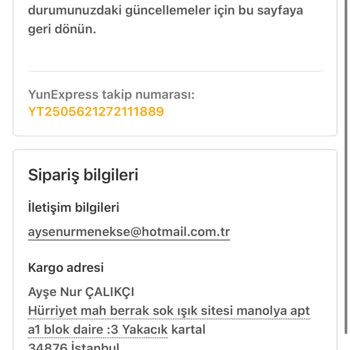 Sipariş Verildi Ürünler Gelmedi Ve İade Yapılmadı