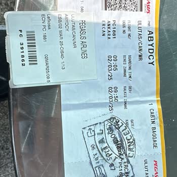 Pegasus Uçağı Yolcuları Unuttu