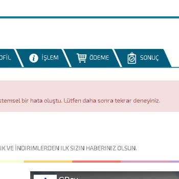 İninal Kartla Online İşlem Sorunu
