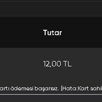 İninal Kartla Online İşlem Sorunu