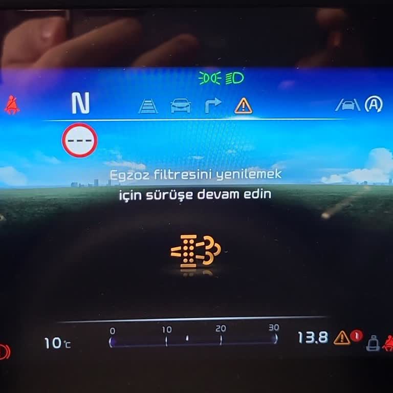 Kia Sportage Egzoz Filtresi Uyarısı Sorunu