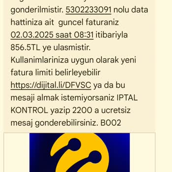 Taahhütsüz Yenileme Ve Yüksek Fatura Şikayeti