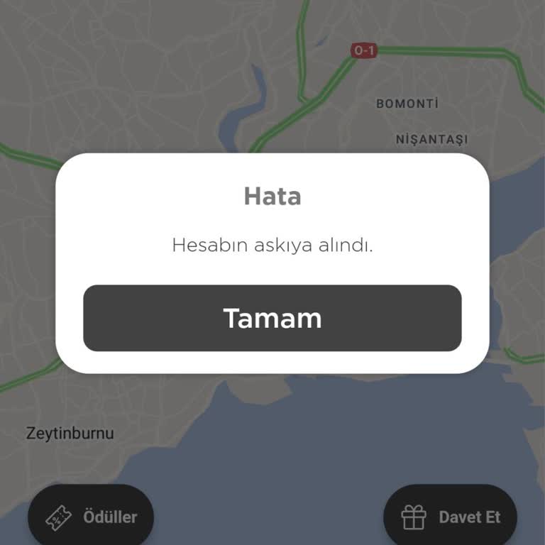 Şikayet Sonrası Hesap Kapatma: Martı TAG Sürücüsünün Mücadelesi