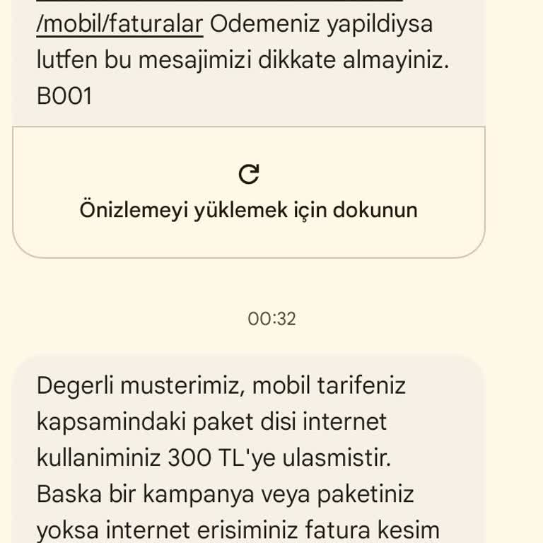 Fatura Aşımı Ve Yetersiz Müşteri Hizmetleri