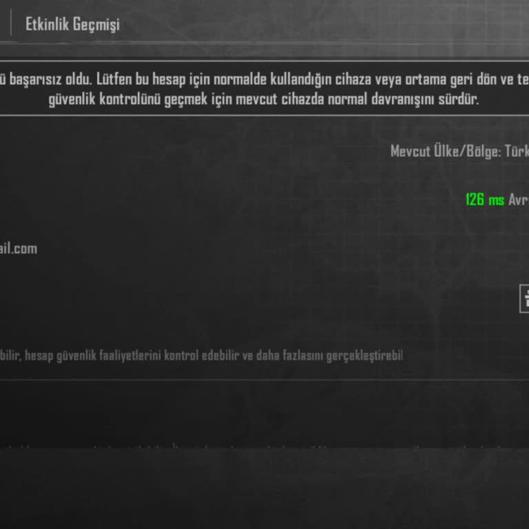 PUBG Mobile Hesap Sorunu Ve Destek Talebi