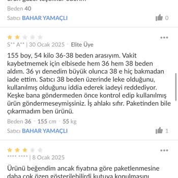 İade Edilmeyen Elbise Ve Yanıltıcı İddialar