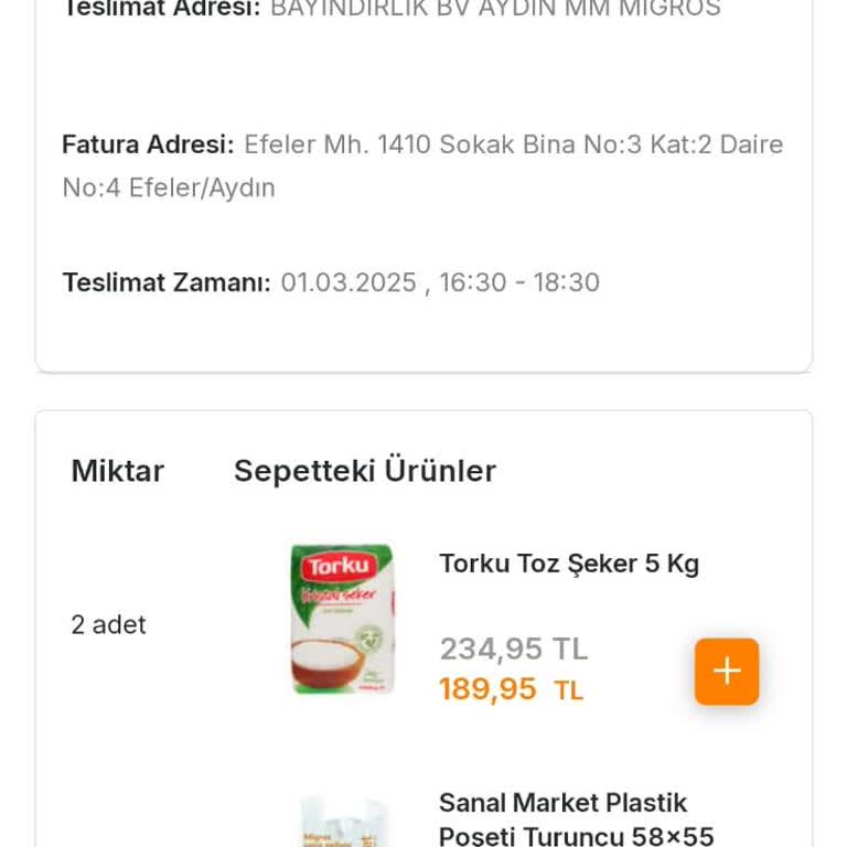 Yanlış Teslimat Adresi Ve İletişim Sorunu