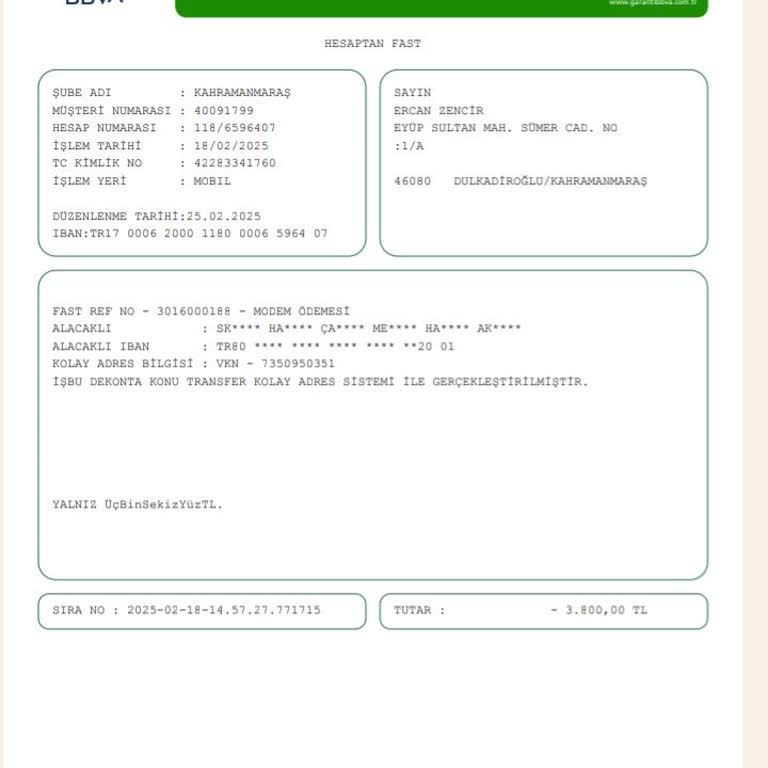 Sahte Müşteri Hizmetleriyle 3800 TL'lik Yanıltıcı İşlem