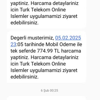 Türk Telekom Mobil Ödeme Hatası: Bilgim Dışında Yapılan Yüksek Tutar Çekimi