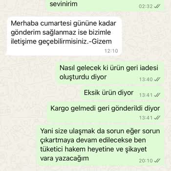 Kochler Türkiye'den Eksik Masaj Aleti Teslimatı Ve İade Sorunu